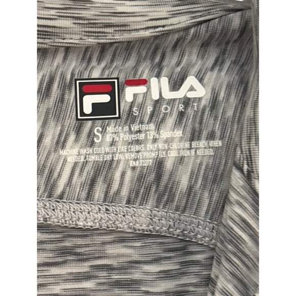Fila Womens Grey Full-Zip Athletic Performance Running Jacket S - Picture 8 of 14